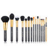 Image of Jessup Pro Makeup Brushes Set 15pcs Cosmetic Make up Powder Foundation Eyeshadow Eyeliner Lip Black T092 Shopping