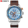 Image of Top Brand Luxury Chronograph Quartz Watch Men Sports Watches Military Army Male Wrist Watch Clock CURREN relogio masculino Shopping