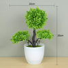 Image of Artificial Plants Bonsai Small Tree Pot Fake Plant Flowers Potted Ornaments For Home Room Table Decoration Hotel Garden Decor Shopping