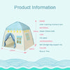 Image of Children Tent Baby Princess Playhouse Super Large Room Crawling Indoor Outdoor Tent Castle Princess Living Game Ocean Balls Shopping