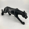 Image of Black Panther Sculpture, Geometric Resin Leopard Statue, Wildlife Decor Gift, Craft Ornament Accessories, Home Decorati Shopping