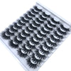 Image of 20 Pairs 18-25 mm 3d Mink Lashes Bulk Faux Thick Long Wispy Natural Mink Lashes Pack Short Wholesales Natural False Eyelashes Shopping