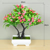 Image of Artificial Plants Bonsai Small Tree Pot Fake Plant Flowers Potted Ornaments For Home Room Table Decoration Hotel Garden Decor Shopping