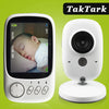 Image of 3.2 inch Wireless Video Color Baby Monitor High Resolution Baby Nanny Security Camera  Night Vision Temperature Monitoring Shopping