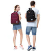 Image of Backpack for Men and Women VASCHY Unisex Classic Water Resistant Rucksack School Backpack 15.6Inch Laptop for TeenageR Shopping