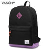 Image of Backpack for Men and Women VASCHY Unisex Classic Water Resistant Rucksack School Backpack 15.6Inch Laptop for TeenageR Shopping