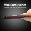 Image of BULLCAPTAIN Genuine Leather RFID Blocking Zipper Card Holder Credit Cart Wallet Mini Slim Wallet Card & Id Holders Man Business Shopping