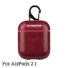 Image of For Airpods 3 Pro 2nd 1 Case Leather Protective Sleeve Earphone Cases Wireless Charging Headphone Cover For Airpods Pro 2 Case Shopping