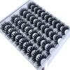 Image of 20 Pairs 18-25 mm 3d Mink Lashes Bulk Faux Thick Long Wispy Natural Mink Lashes Pack Short Wholesales Natural False Eyelashes Shopping