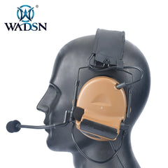 WADSN Softair Comtac II Tactical Headset Noise Canceling Airsoft Baofeng PTT Military Helmet Headphones Hunting Shooting