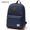 Image of Backpack for Men and Women VASCHY Unisex Classic Water Resistant Rucksack School Backpack 15.6Inch Laptop for TeenageR Shopping