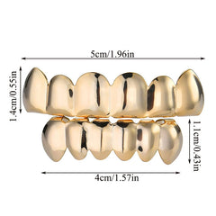 Hip Hop Rock Teeth Caps Teeth Decor Teeth Cover Case Grills Tooth Cap Rapper Top Bottom Tooth Grills Custom Fit Teeth Grillz