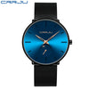 Image of CRRJU Sports Mens slim Watches Top Brand Luxury Waterproof Sport Watch Men Ultra Thin Dial Quartz Watch Casual Relogio Masculino Shopping