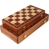 Image of Chess Set Top Grade Wooden Folding Big Traditional Classic Handwork Solid Wood Pieces Walnut Chessboard Children Gift Board Game Shopping