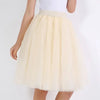 Image of Quality 5 Layers Fashion Tulle Skirt Pleated TUTU Skirts Womens Lolita Petticoat Bridesmaids Midi Skirt Jupe Saias faldas Shopping