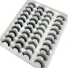 Image of 20 Pairs 18-25 mm 3d Mink Lashes Bulk Faux Thick Long Wispy Natural Mink Lashes Pack Short Wholesales Natural False Eyelashes Shopping