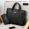 Image of New Double Layers Men's Leather Business Briefcase Casual Man Shoulder Bag Messenger Bag Male Laptops Handbags Men Travel Bags Shopping