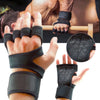 Image of 1 Pairs Weightlifting Training Gloves for Men Women Fitness Sports Body Building Gymnastics Gym Hand Wrist Palm Protector Gloves Shopping