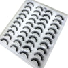 Image of 20 Pairs 18-25 mm 3d Mink Lashes Bulk Faux Thick Long Wispy Natural Mink Lashes Pack Short Wholesales Natural False Eyelashes Shopping