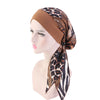 Image of 2020 fashion printed flowers women inner hijabs cap muslim head scarf turban bonnet ready to wear ladies wrap under hijab caps Shopping