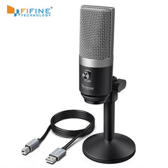 FIFINE USB Microphone for laptop and Computers for Recording Streaming Voice overs Podcasting for Audio&Video K670 Shopping