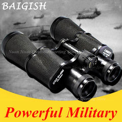 ALL Metal HD Binoculars Military Binocular Lll Night Vision Telescope Wide-Angle Pocket Min Russian zoom Monocular Baigish 20X50 Shopping