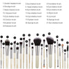 Image of MAANGE 15/22Pcs Beauty Makeup Brushes Set Cosmetic Foundation Powder Blush Eye Shadow Lip Blend Make Up Brush Tool Kit Maquiagem Shopping