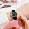 Image of Easy to Read Kids Watch Slip-Thru Fabric Strap Japan Movement Silver Tone Case 28MM Shopping