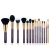 Image of Jessup Pro Makeup Brushes Set 15pcs Cosmetic Make up Powder Foundation Eyeshadow Eyeliner Lip Black T092 Shopping