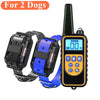 Image of Electric Dog Training Collar Waterproof Dog Bark Collar Pet With Remote Control Rechargeable Anti Barking Device All Size Dogs Shopping