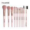 Image of MAANGE Makeup Brushes Pro Pink Brush Set Powder EyeShadow Blending Eyeliner Eyelash Eyebrow Make up Beauty Cosmestic Brushes Shopping