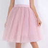 Image of Quality 5 Layers Fashion Tulle Skirt Pleated TUTU Skirts Womens Lolita Petticoat Bridesmaids Midi Skirt Jupe Saias faldas Shopping