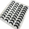 Image of 20 Pairs 18-25 mm 3d Mink Lashes Bulk Faux Thick Long Wispy Natural Mink Lashes Pack Short Wholesales Natural False Eyelashes Shopping