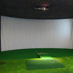 300x200cm Golf Simulator Display Screen Indoor Training Impact Projection Screen White Cloth For Golf Exercise Golf Target F