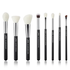 Jessup Makeup Brushes 8pcs Makeup Brushes set Natural-synthetic Foundation Powder Highlighter Blush Eyeshadow Eyeliner