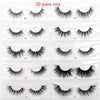 Image of 30/40/100/pairs Visofree Mink Eyelashes with Tray No Box Handmade Natural False Eyelashes Full Strip Lashes Reusable Long lashes Shopping