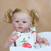 Image of 50 CM 3D Paint Skin Soft Silicone Reborn Baby Toy For Girl Realistic Handmade Princess Art Doll With Vein Collection Bebe Shopping