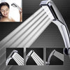 Image of ZhangJi 300 Holes High Pressure Rainfall Shower Head Water Saving 3 Color Chrome Black White Sprayer Nozzle Bathroom Accessories - Shopping