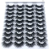 Image of 20 Pairs 18-25 mm 3d Mink Lashes Bulk Faux Thick Long Wispy Natural Mink Lashes Pack Short Wholesales Natural False Eyelashes Shopping