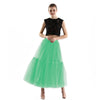 Image of Maxi Long Tulle Skirts for Women Black Gothic Pleated Skirt Casual Party Fairycore Summer Winter Jupe Longue 2022 Falda Mujer Shopping