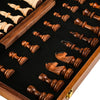 Image of Top Grade Wooden Folding Big Chess Set Traditional Classic Handwork Solid Wood Pieces Walnut Chessboard Children Gift Board Game Shopping