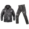 Image of Outdoor Tactical Jacket Men Pants Military Clothing Fleece Camo Waterproof Jacket Airsoft Camping Combat Uniform Hunting Suits Shopping