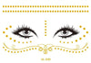 Image of Rocooart Flash Metallic Waterproof Tattoo Gold Silver Women Fashion Henna Face Freckle Temporary Tattoo Carnival Party Sticker Shopping