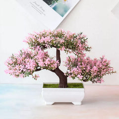 Artificial Plants Bonsai Small Tree Pot Fake Plant Flowers Potted Ornaments For Home Room Table Decoration Hotel Garden Decor Shopping