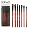 Image of RANCAI 7pcs Eye shadow Makeup Brushes Set Natural Animal Horse Pony Soft Hair Cosmetics Blending Smudge Shader Brush Beauty Kit Shopping