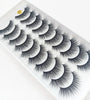 Image of Lashes 5/10 Pairs 3D Faux Mink Eyelashes Fluffy Soft Natural Long False Eyelashes Eyelashes Reusable Eyelashes free shipping Shopping