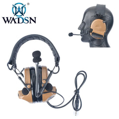 WADSN Softair Comtac II Tactical Headset Noise Canceling Airsoft Baofeng PTT Military Helmet Headphones Hunting Shooting Shopping