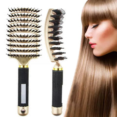 Hair Scalp Massage Comb Wet Dry Curly Detangle Hair Brush Bristle Nylon Hairdressing Brushes for Women Salon Hair Styling Tool Shopping