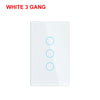 Image of GIRIER Smart Wifi Touch Switch No Neutral Wire Required Smart Home 1/2/3 Gang Light Switch 100-240V Works with Alexa Hey Google Shopping