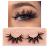 Image of FOXESJI Lashes Mink Eyelashes 3D Handmade Fluffy Dramatic Volume Thick Mink Lashes False Eyelashes Cruelty free Eyelash Makeup Shopping